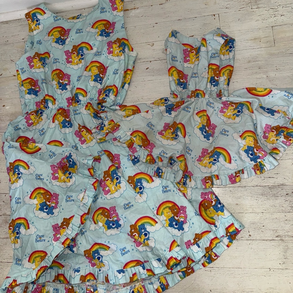 Mommy and me matching Carebear set. Homemade.